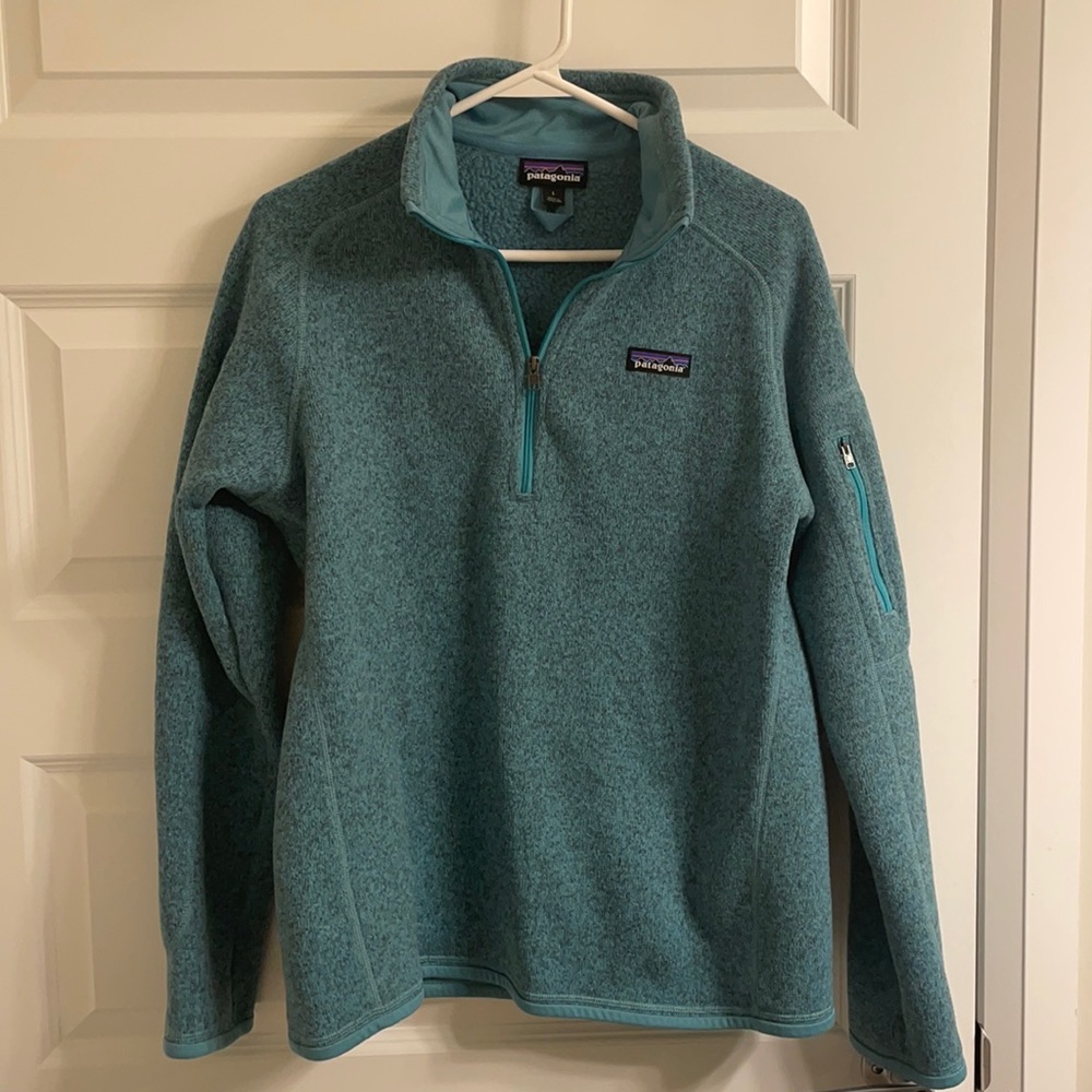 Patagonia Better Sweater 1/4 Zip in Teal